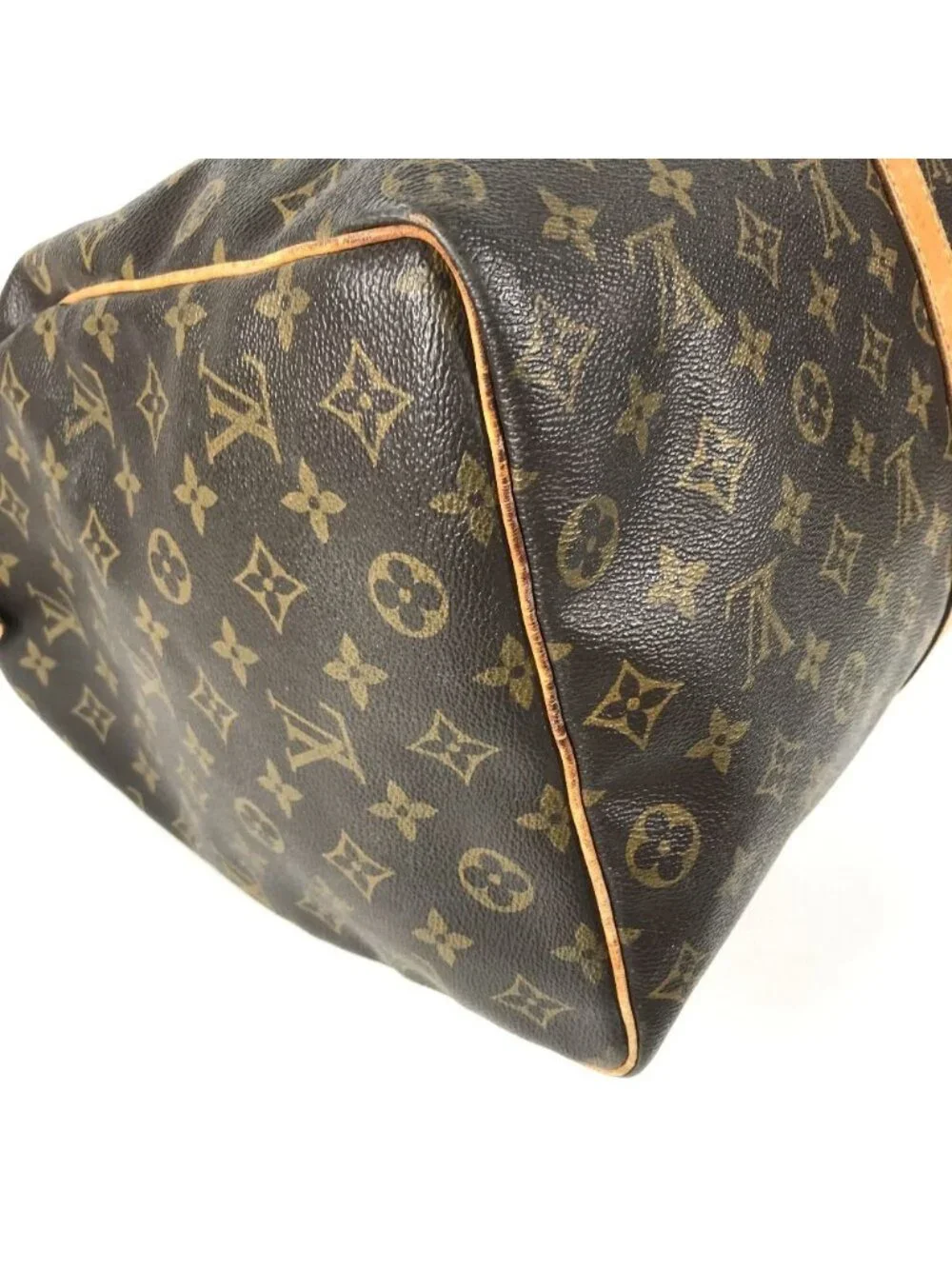 Louis Vuitton Boston Bag Keepall 50 Monogram Canvas Brown